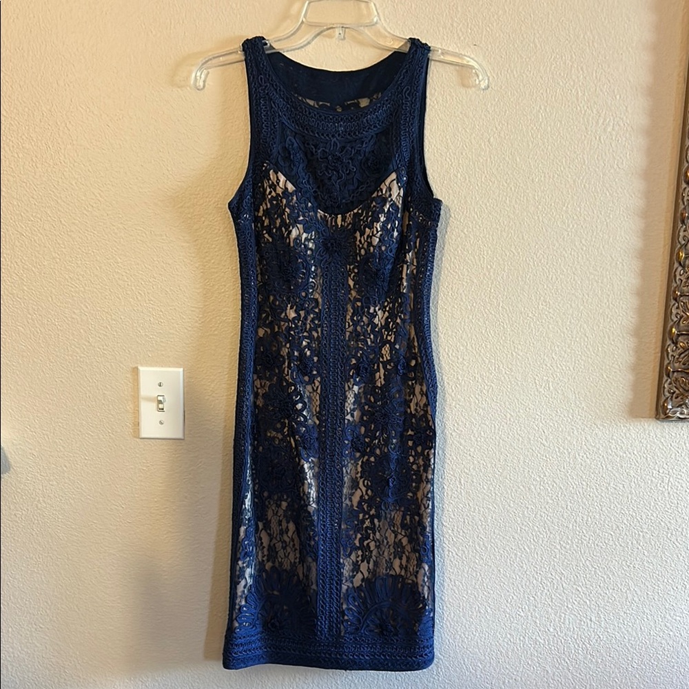 Sue Wong Beautiful Sleeveless Midi Dress